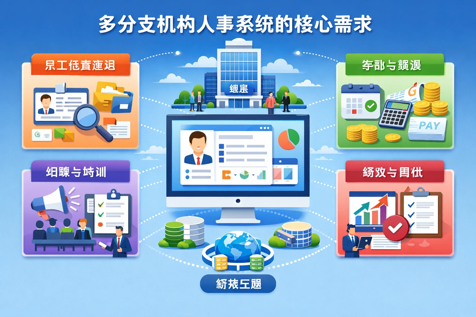 多分支机构人事系统的核心需求