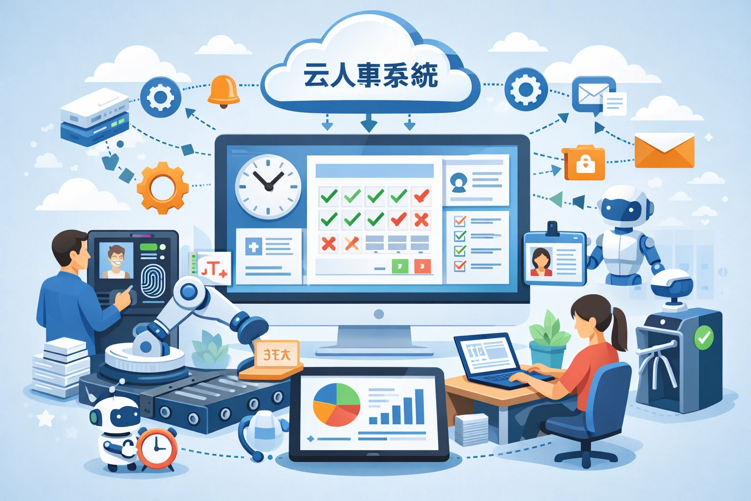 云人事系统的自动化考勤管理