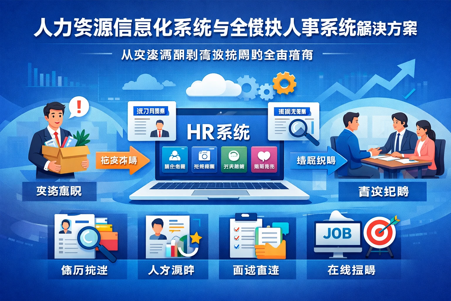 人力资源信息化系统与全模块人事系统解决方案：从突发离职到高效招聘的全面指南