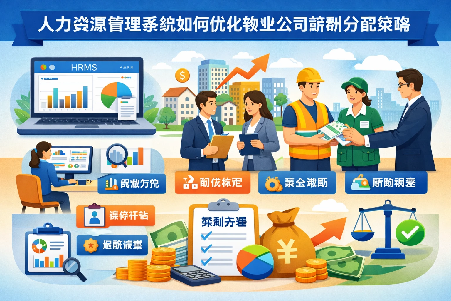 人力资源管理系统如何优化物业公司薪酬分配策略