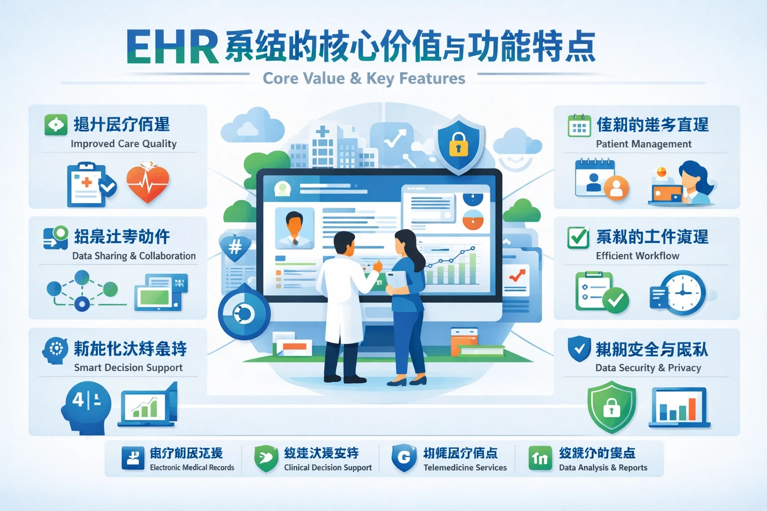 ehr系统的核心价值与功能特点