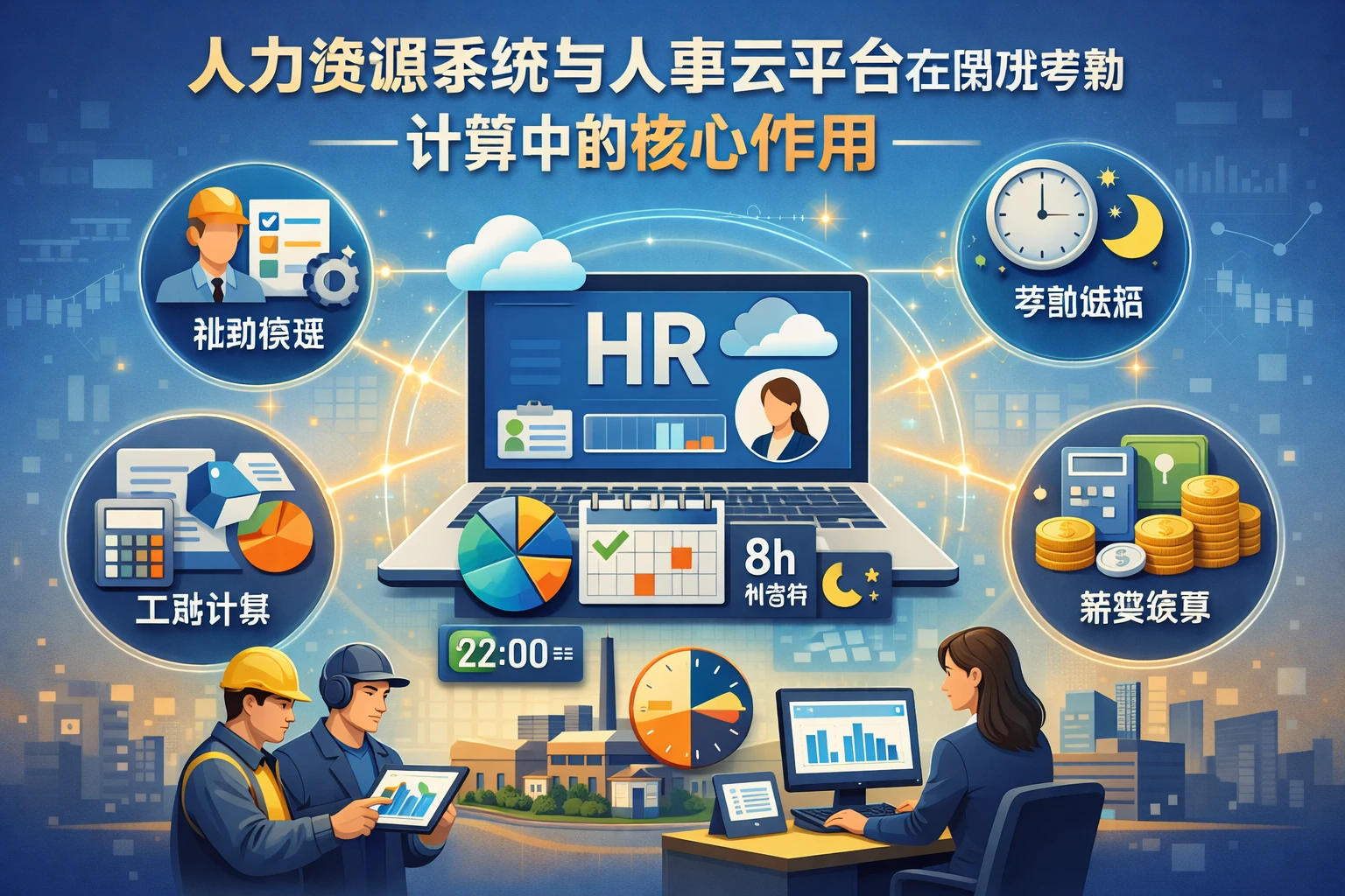 人力资源系统与人事云平台在倒班考勤计算中的核心作用