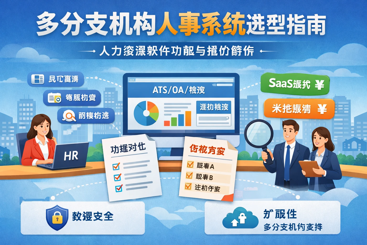 多分支机构人事系统选型指南：人力资源软件功能与报价解析