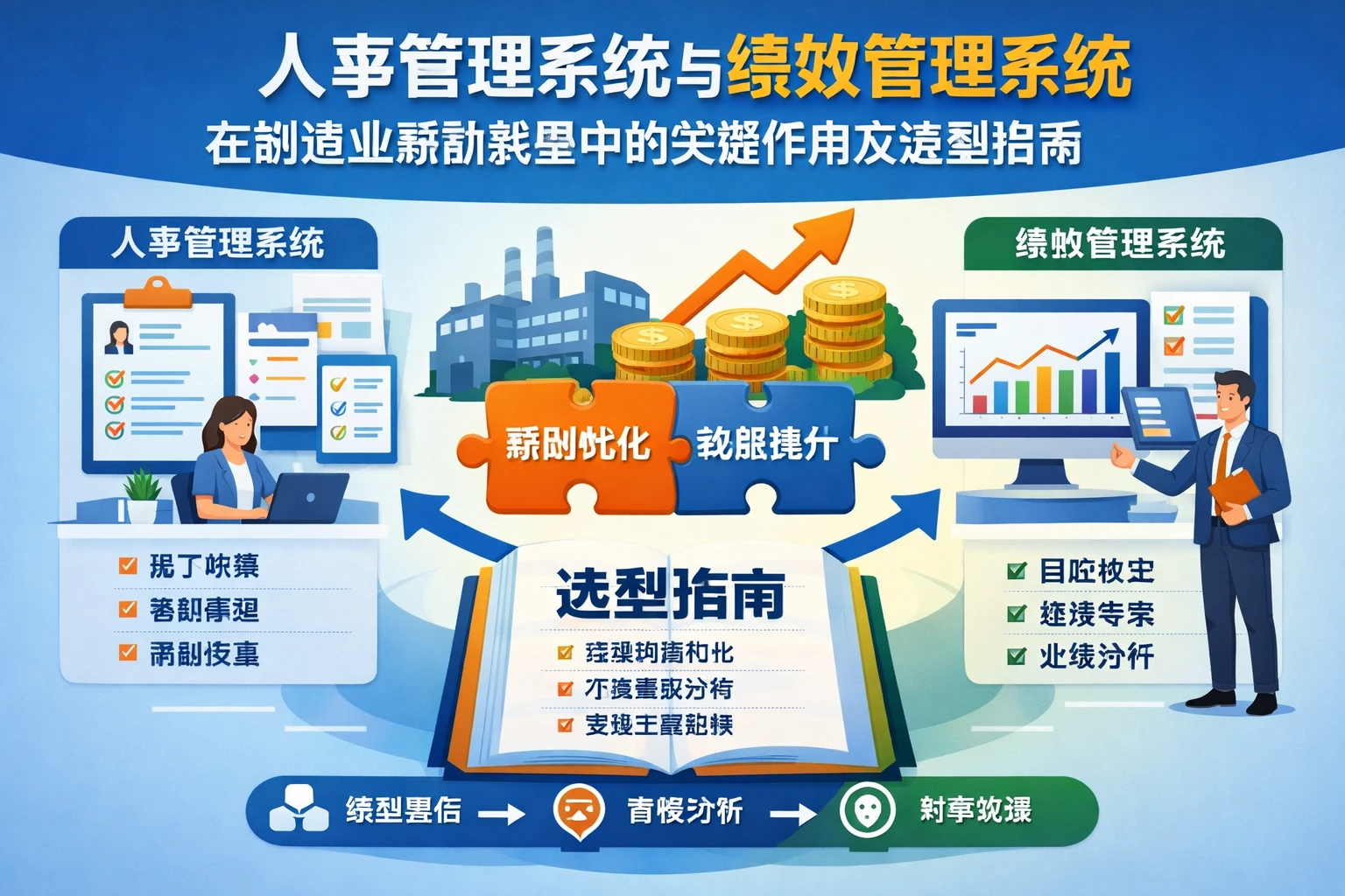 人事管理系统与绩效管理系统在制造业薪酬转型中的关键作用及选型指南