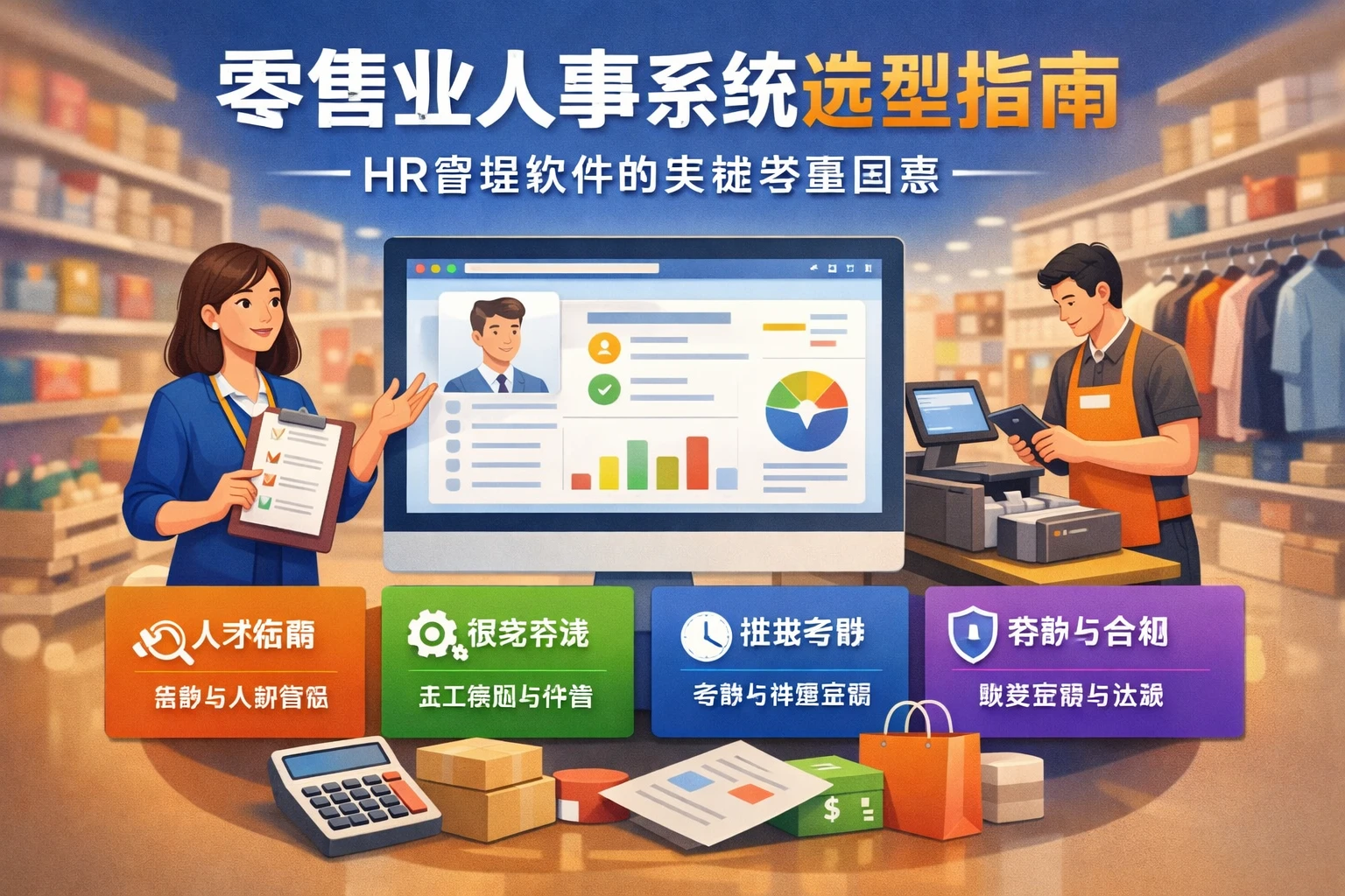零售业人事系统选型指南：HR管理软件的关键考量因素