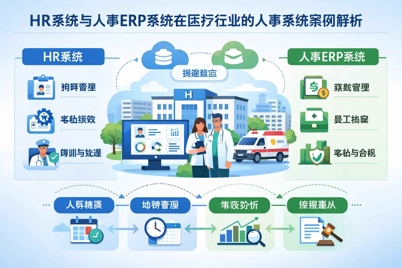 HR系统与人事ERP系统在医疗行业的人事系统案例解析