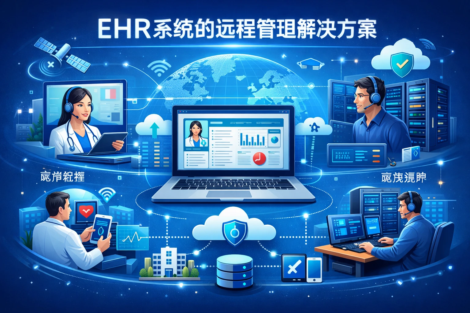 EHR系统的远程管理解决方案