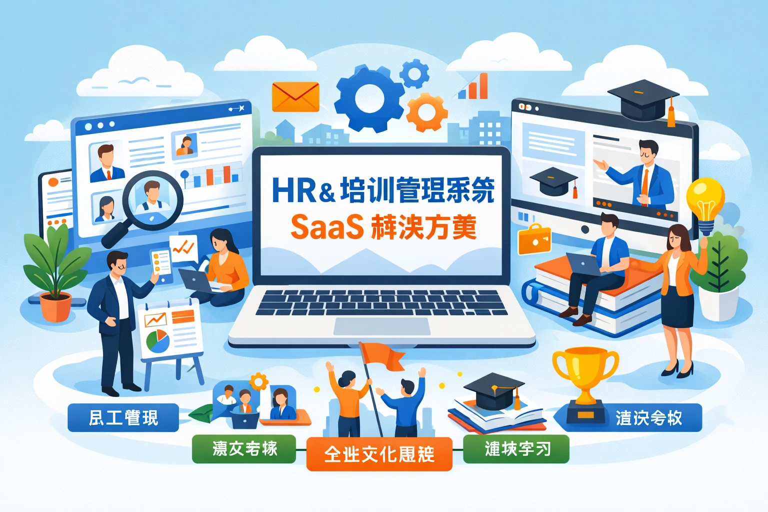 HR系统与培训管理系统：小企业文化建设的SaaS解决方案