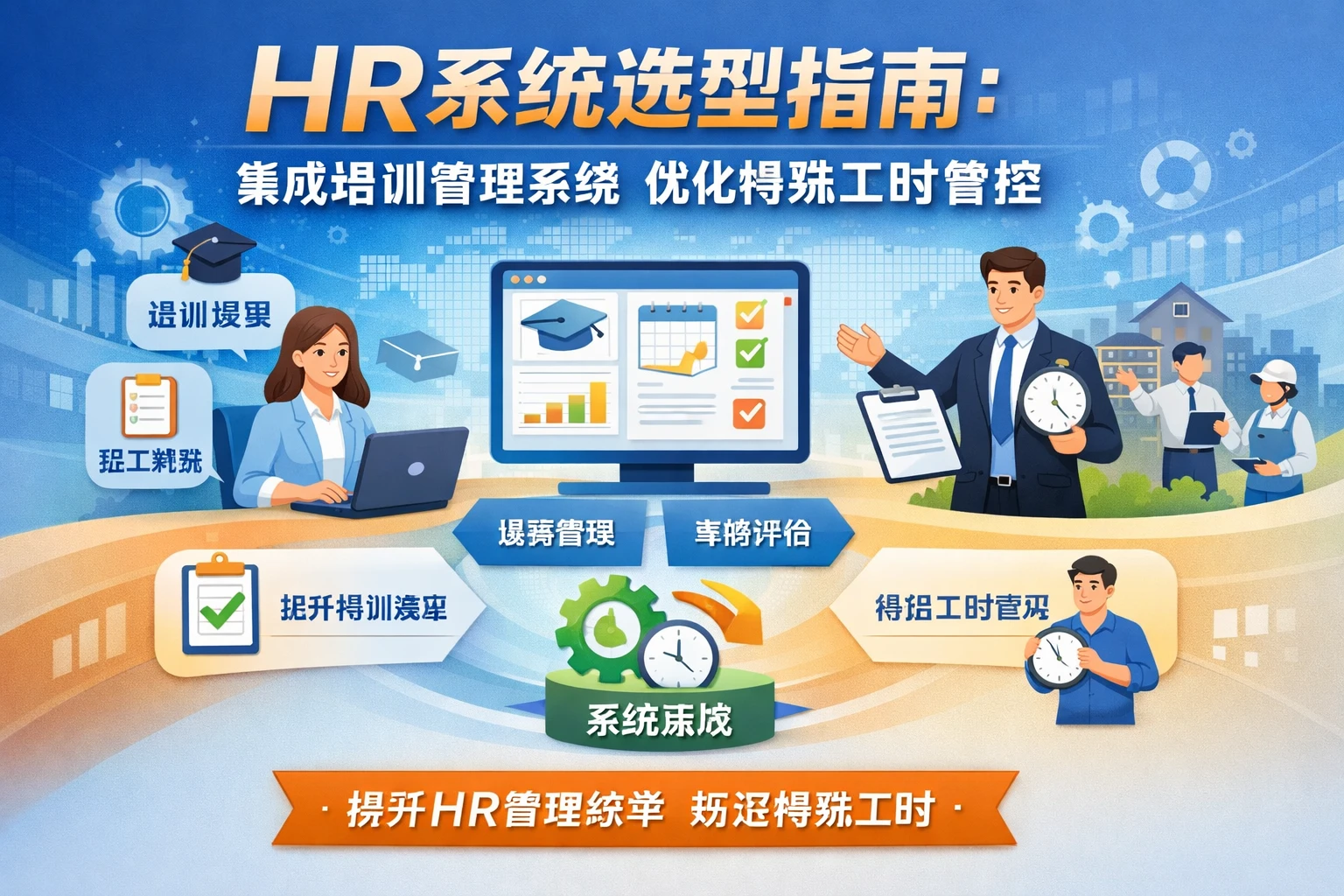 HR系统选型指南：集成培训管理系统优化特殊工时管控