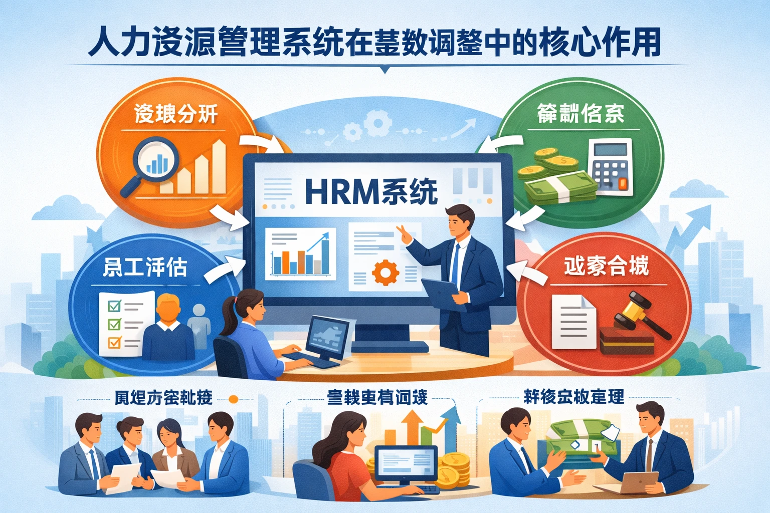 人力资源管理系统在基数调整中的核心作用