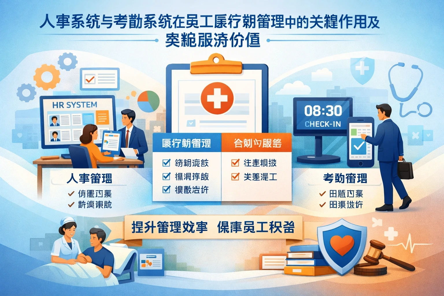人事系统与考勤系统在员工医疗期管理中的关键作用及实施服务价值