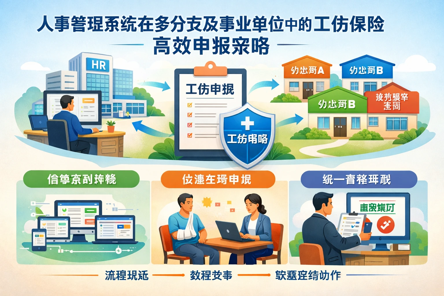 人事管理系统在多分支及事业单位中的工伤保险高效申报策略