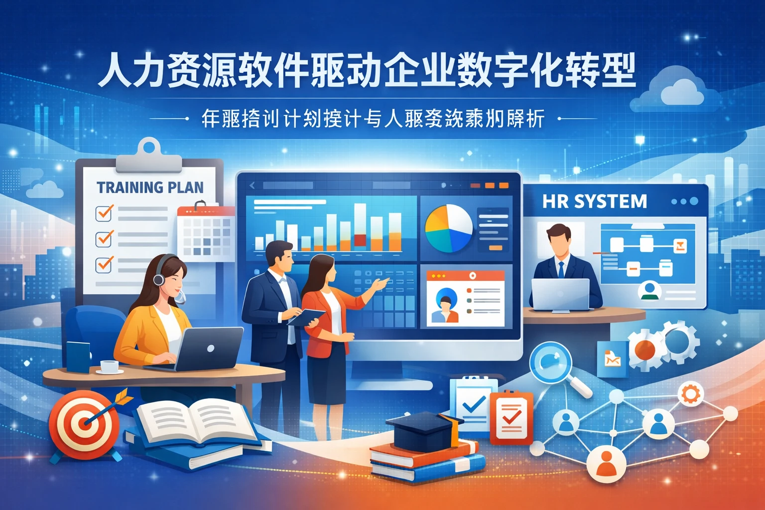 人力资源软件驱动企业数字化转型:年度培训计划设计与人事系统案例解析