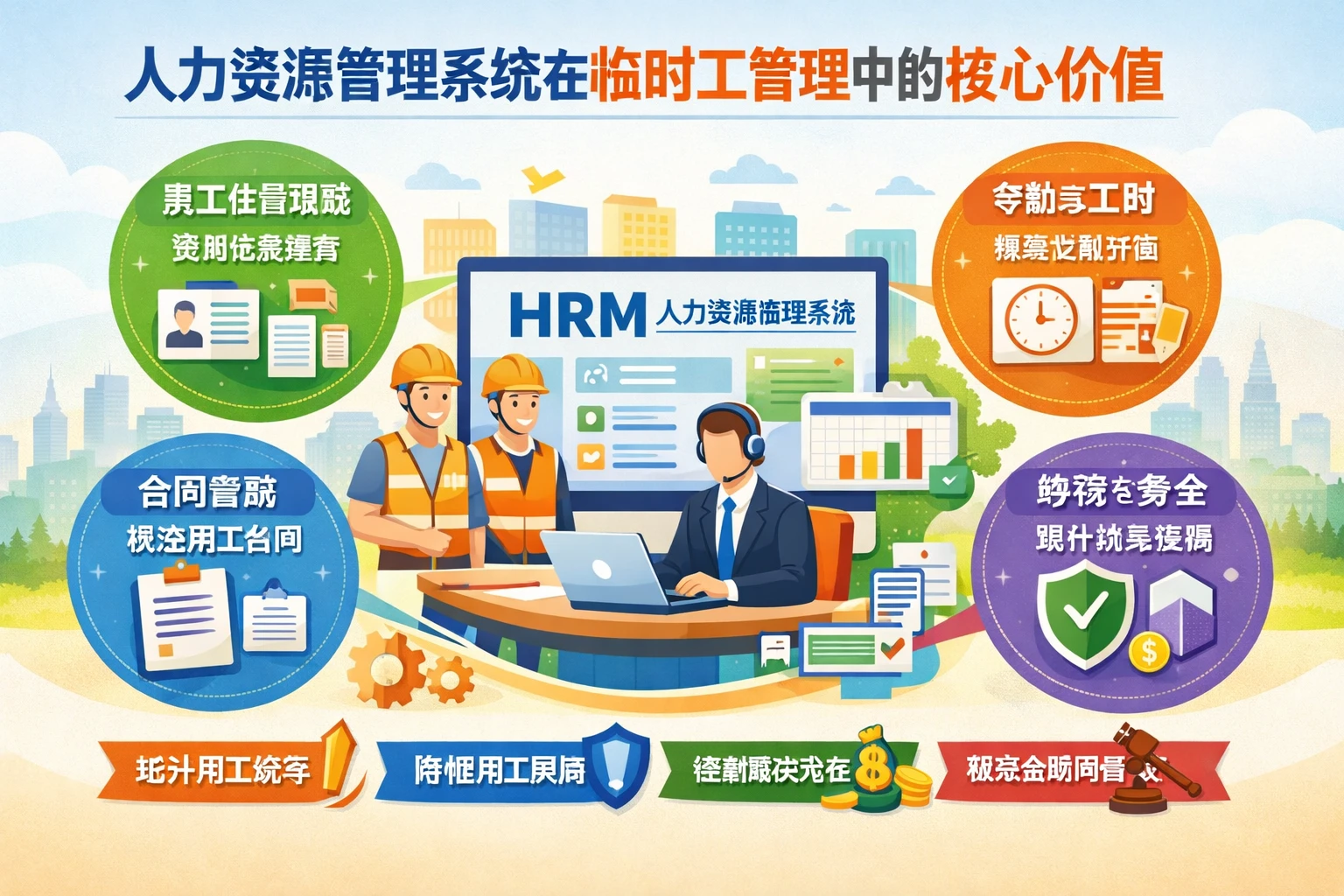 人力资源管理系统在临时工管理中的核心价值