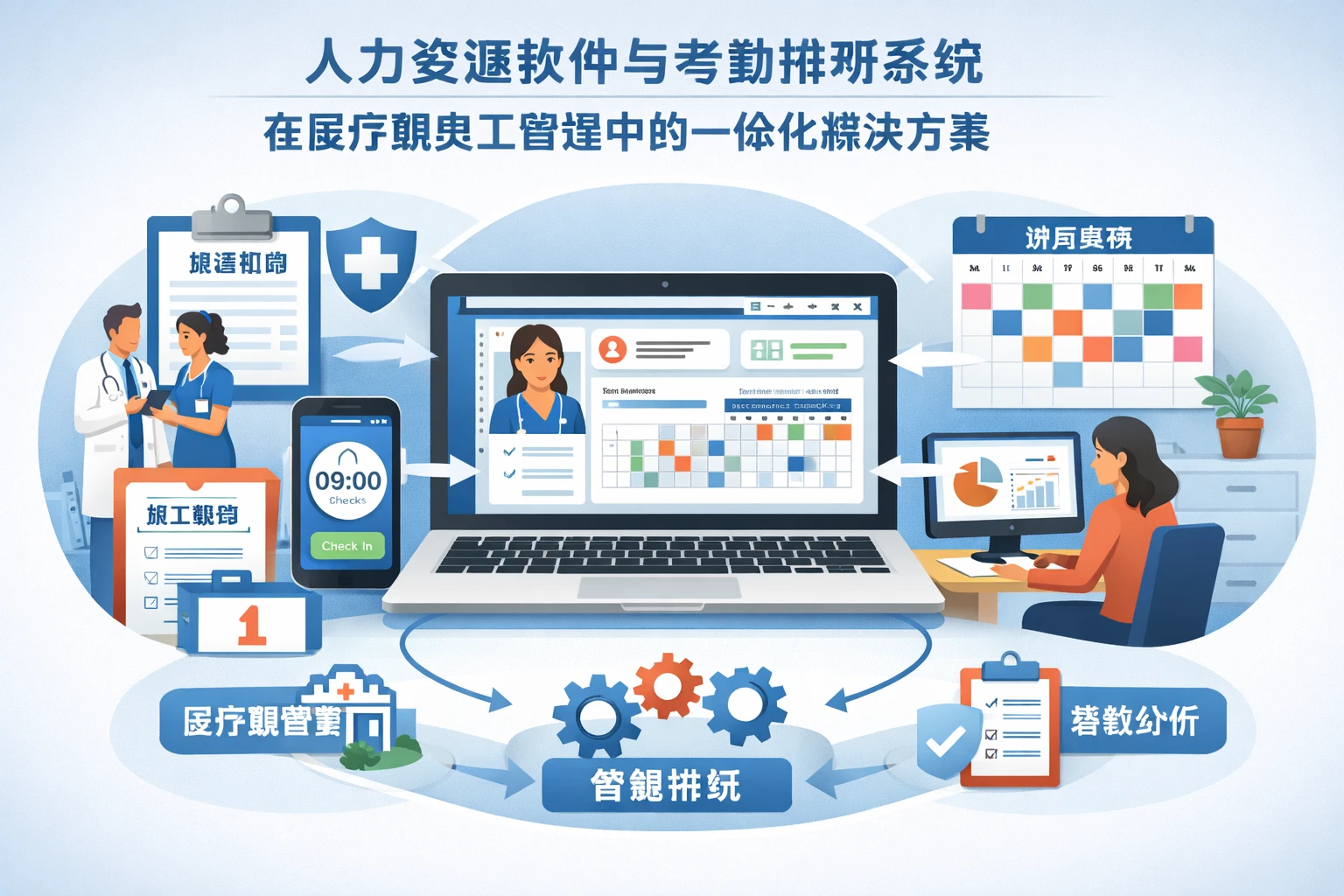 人力资源软件与考勤排班系统在医疗期员工管理中的一体化解决方案