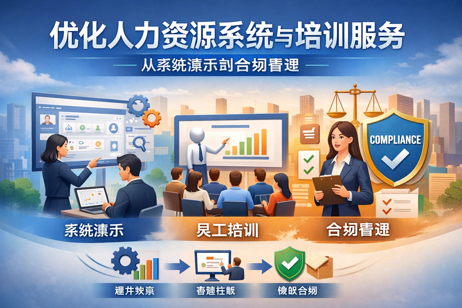优化人力资源系统与培训服务：从系统演示到合规管理