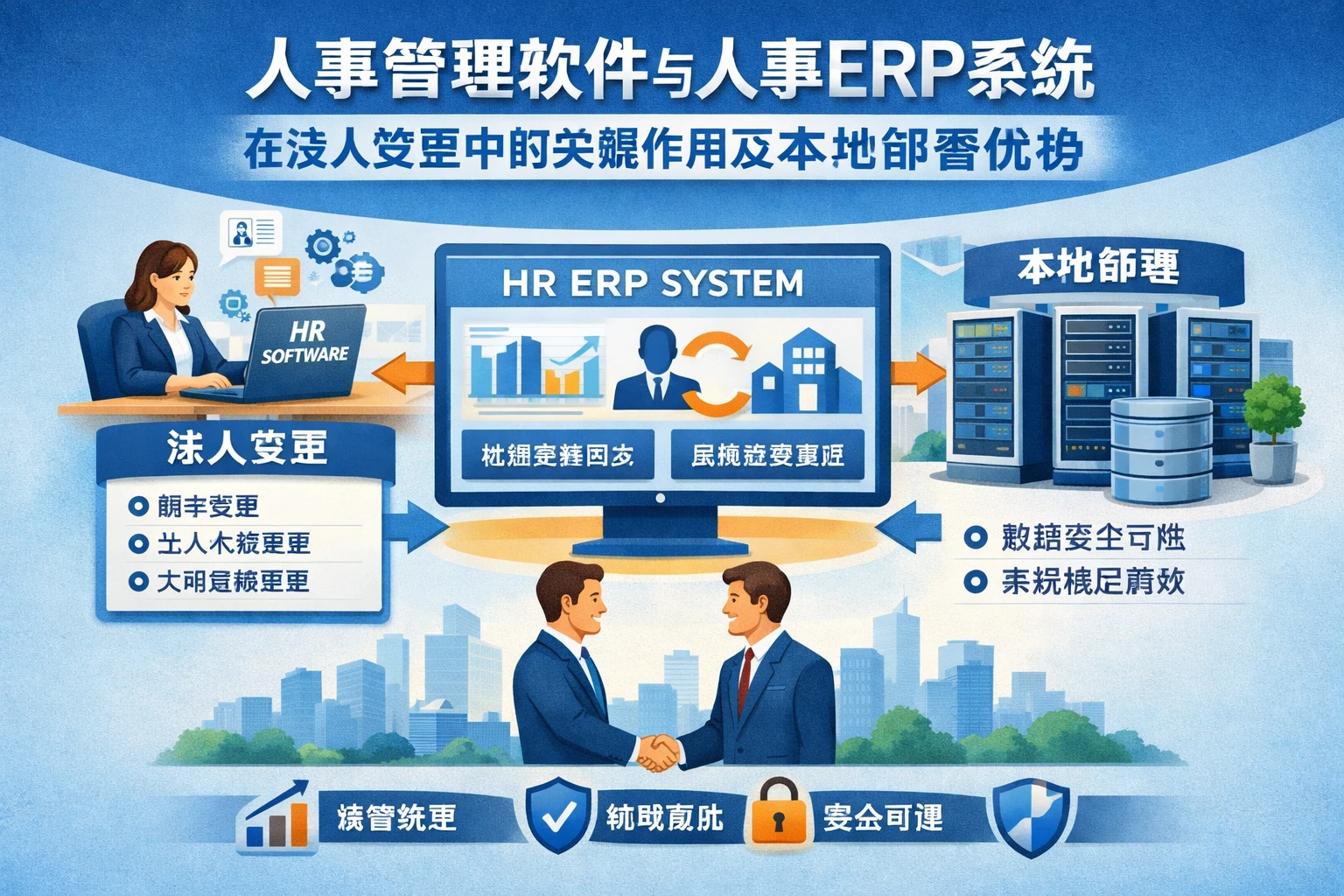 人事管理软件与人事ERP系统在法人变更中的关键作用及本地部署优势