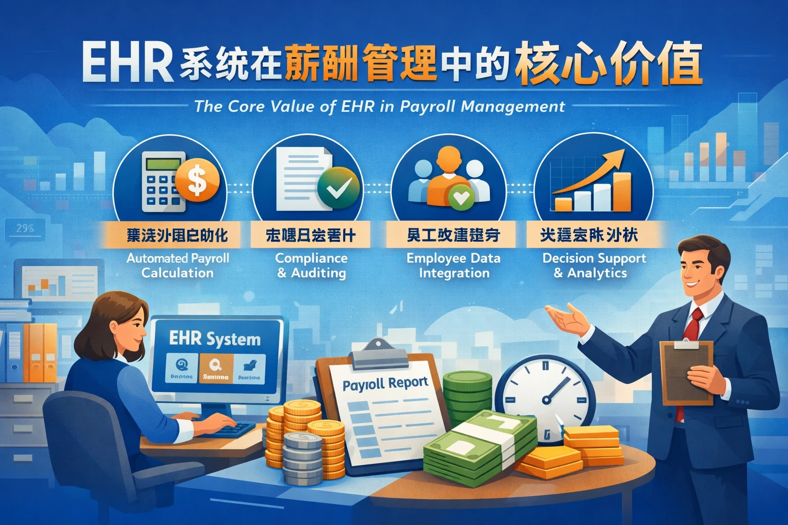 EHR系统在薪酬管理中的核心价值