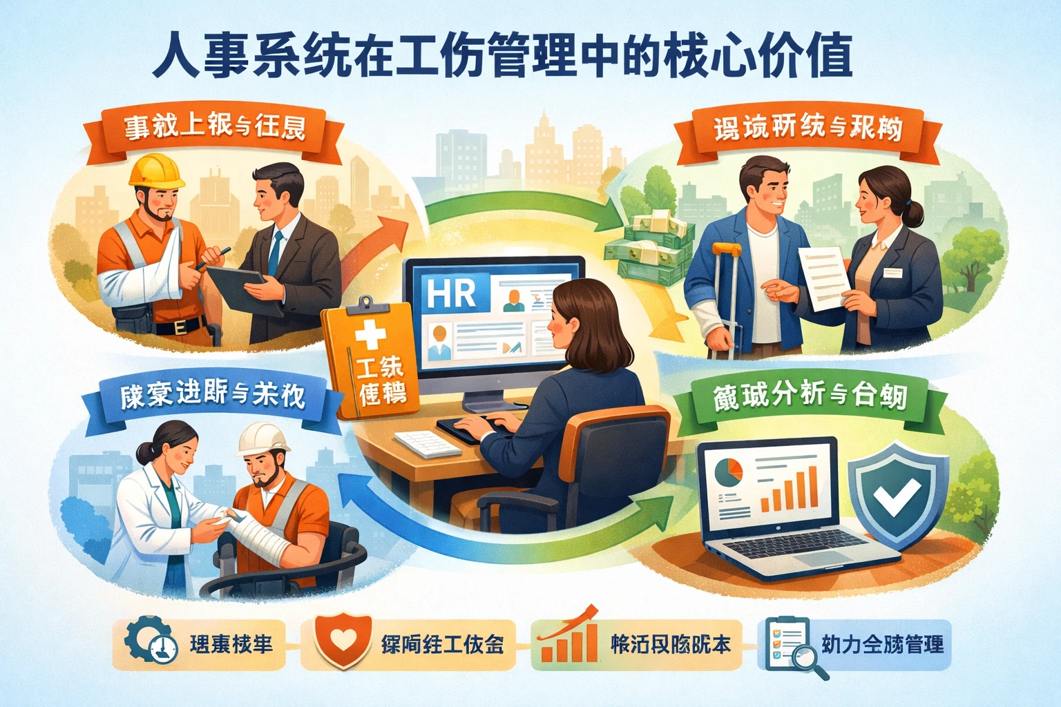 人事系统在工伤管理中的核心价值