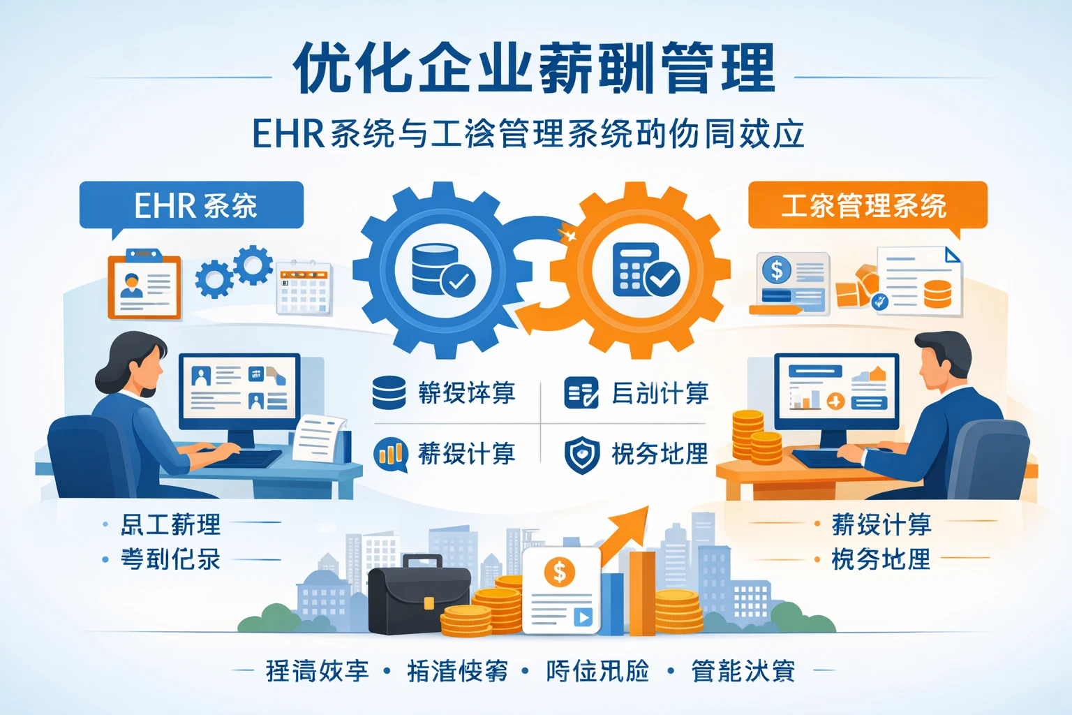 优化企业薪酬管理：EHR系统与工资管理系统的协同效应