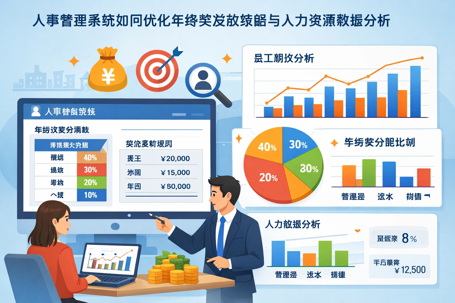 人事管理系统如何优化年终奖发放策略与人力资源数据分析