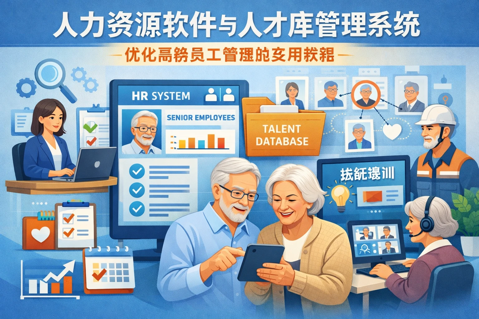 人力资源软件与人才库管理系统：优化高龄员工管理的实用教程