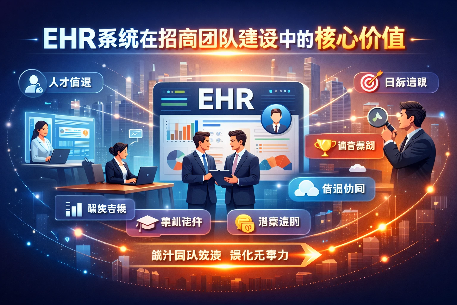 EHR系统在招商团队建设中的核心价值