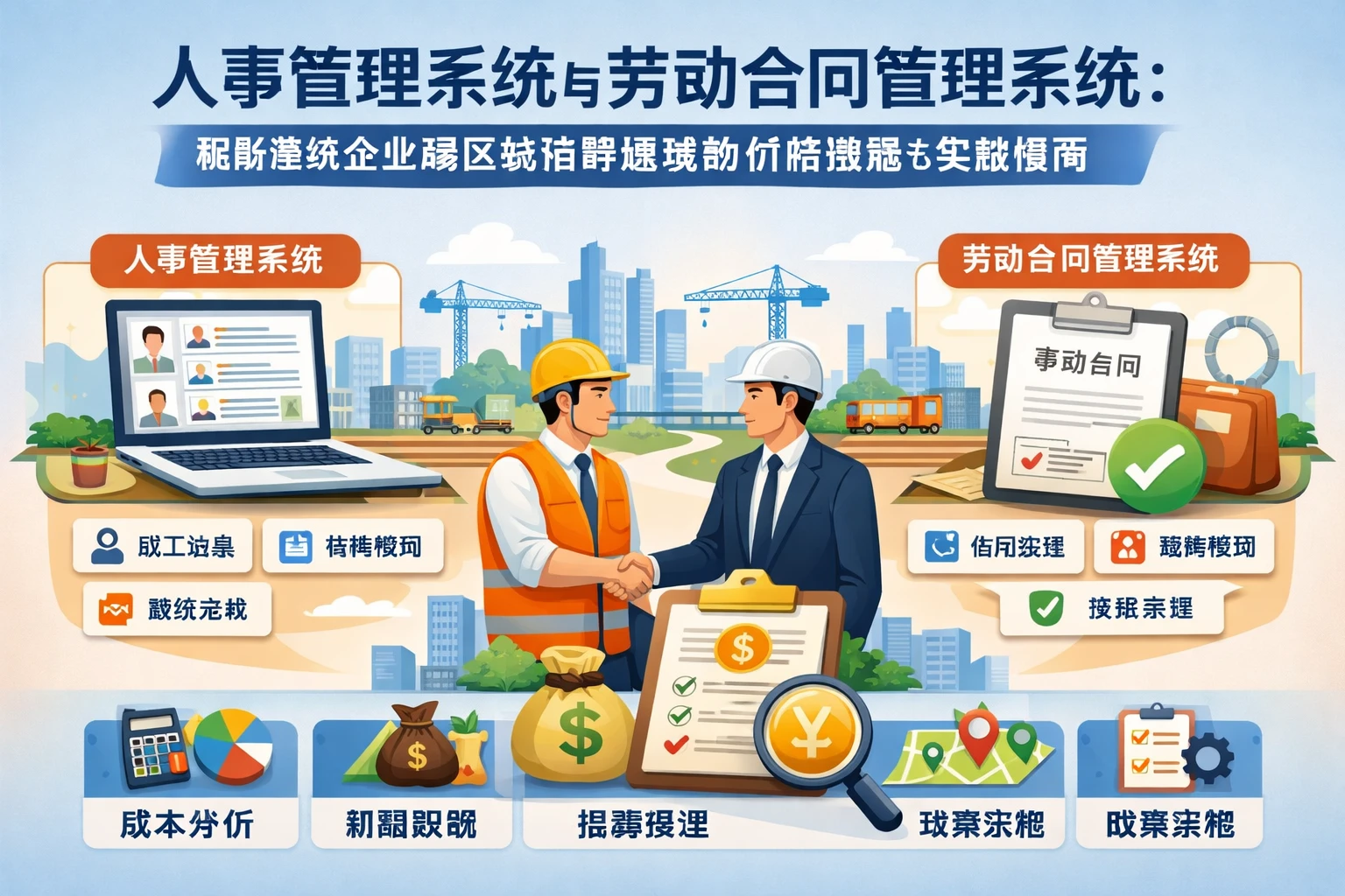 人事管理系统与劳动合同管理系统：破解建筑企业跨区域招聘困境的价格策略与实施指南