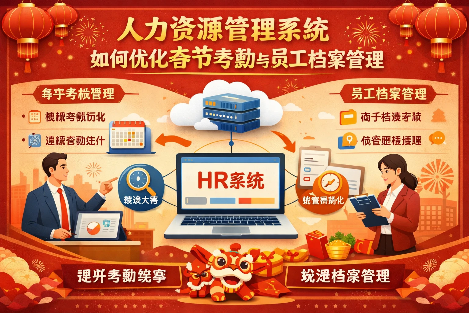 人力资源管理系统如何优化春节考勤与员工档案管理