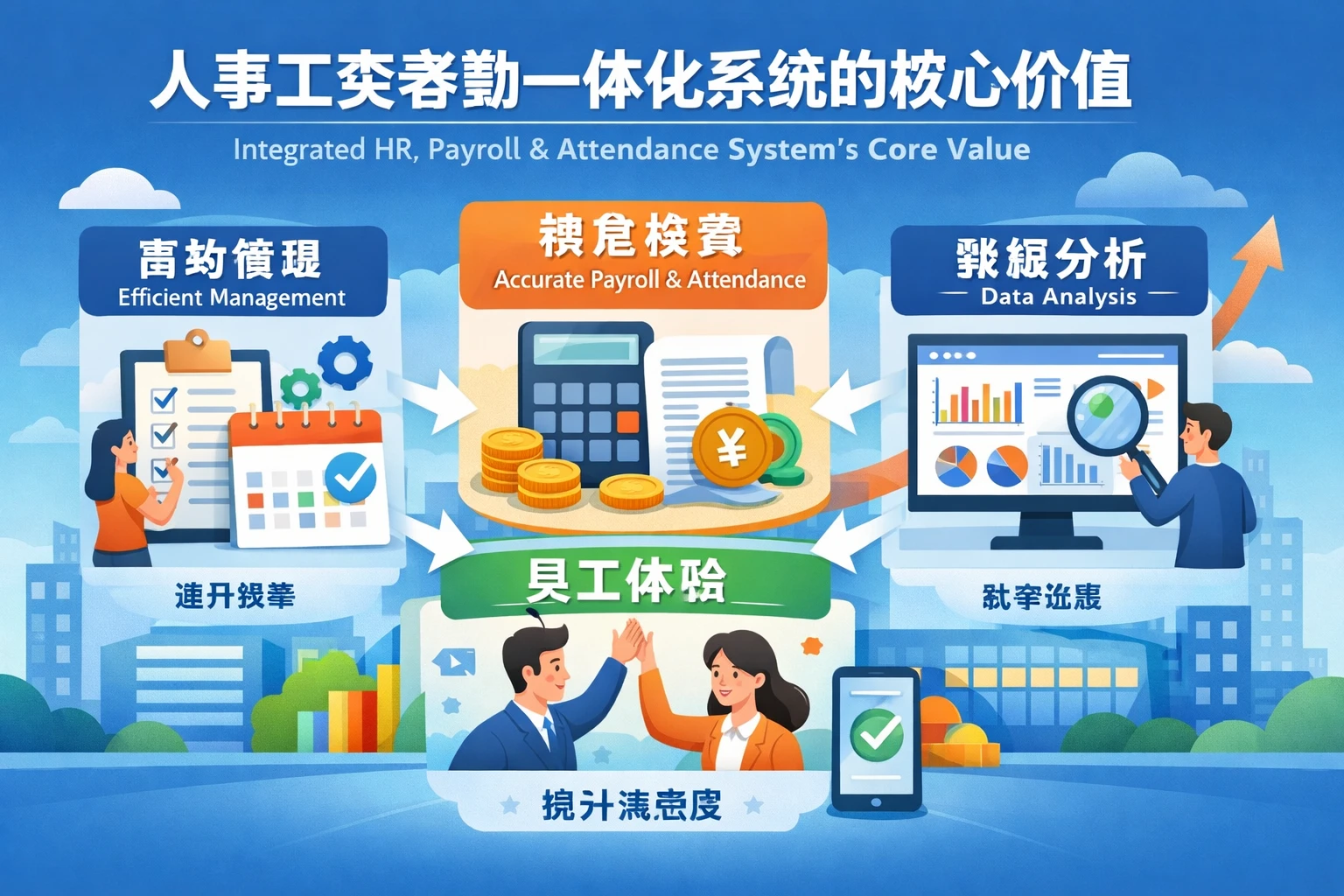 人事工资考勤一体化系统的核心价值