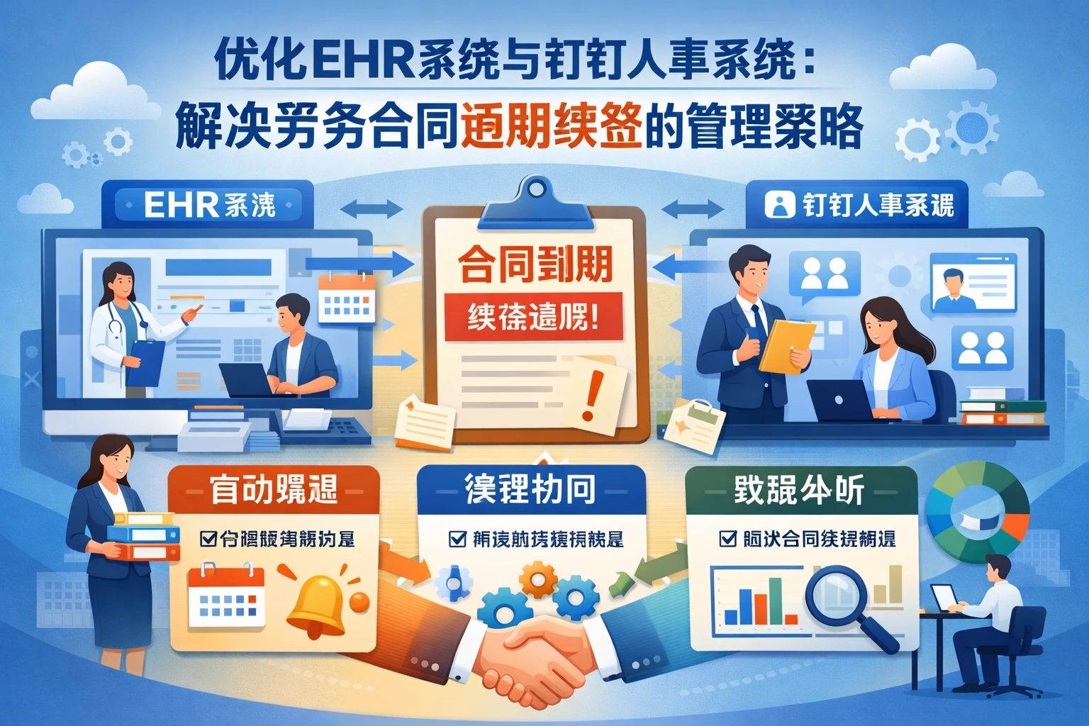 优化EHR系统与钉钉人事系统：解决劳务合同逾期续签的管理策略