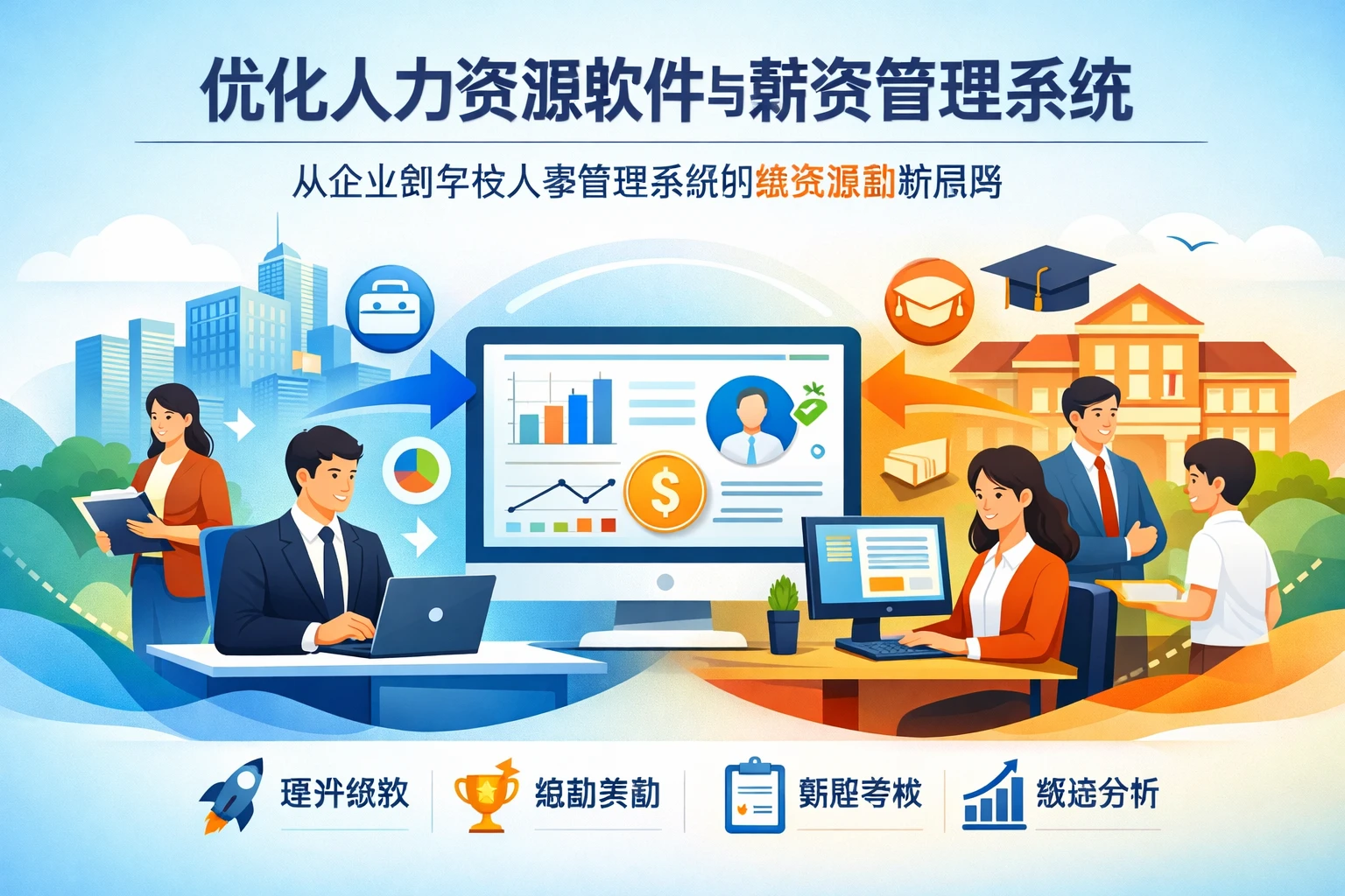 优化人力资源软件与薪资管理系统:从企业到学校人事管理系统的绩效激励新思路