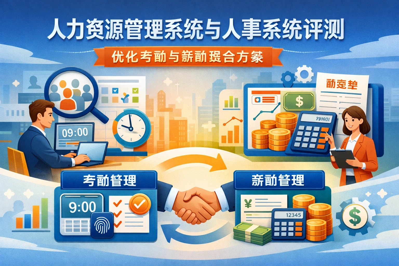 人力资源管理系统与人事系统评测:优化考勤与薪酬整合方案