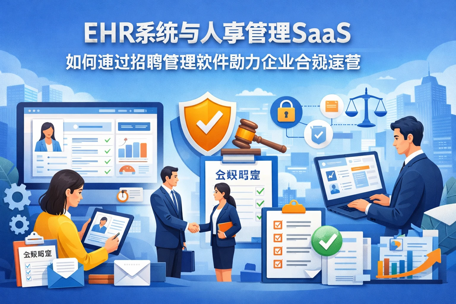 EHR系统与人事管理SaaS如何通过招聘管理软件助力企业合规运营
