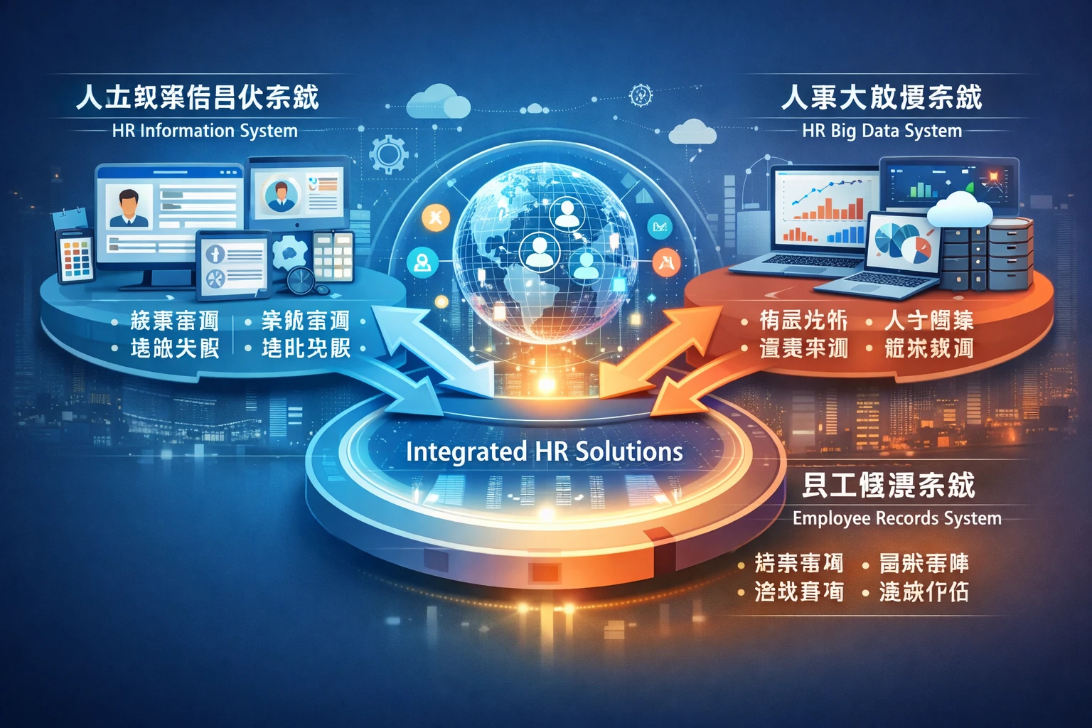 人力资源信息化系统、人事大数据系统与员工档案系统的整合应用