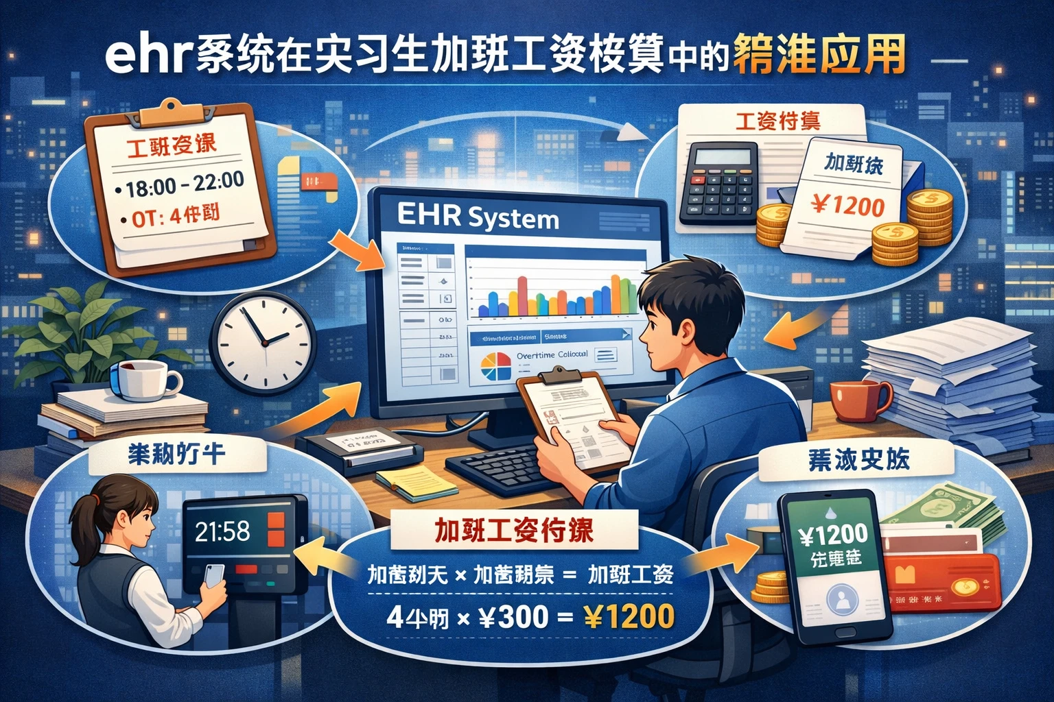 ehr系统在实习生加班工资核算中的精准应用