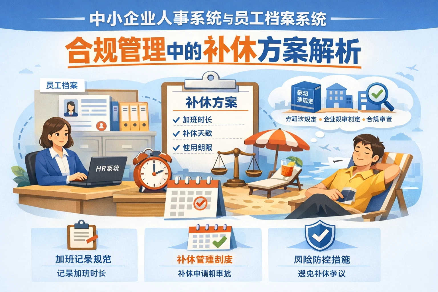 中小企业人事系统与员工档案系统：合规管理中的补休方案解析