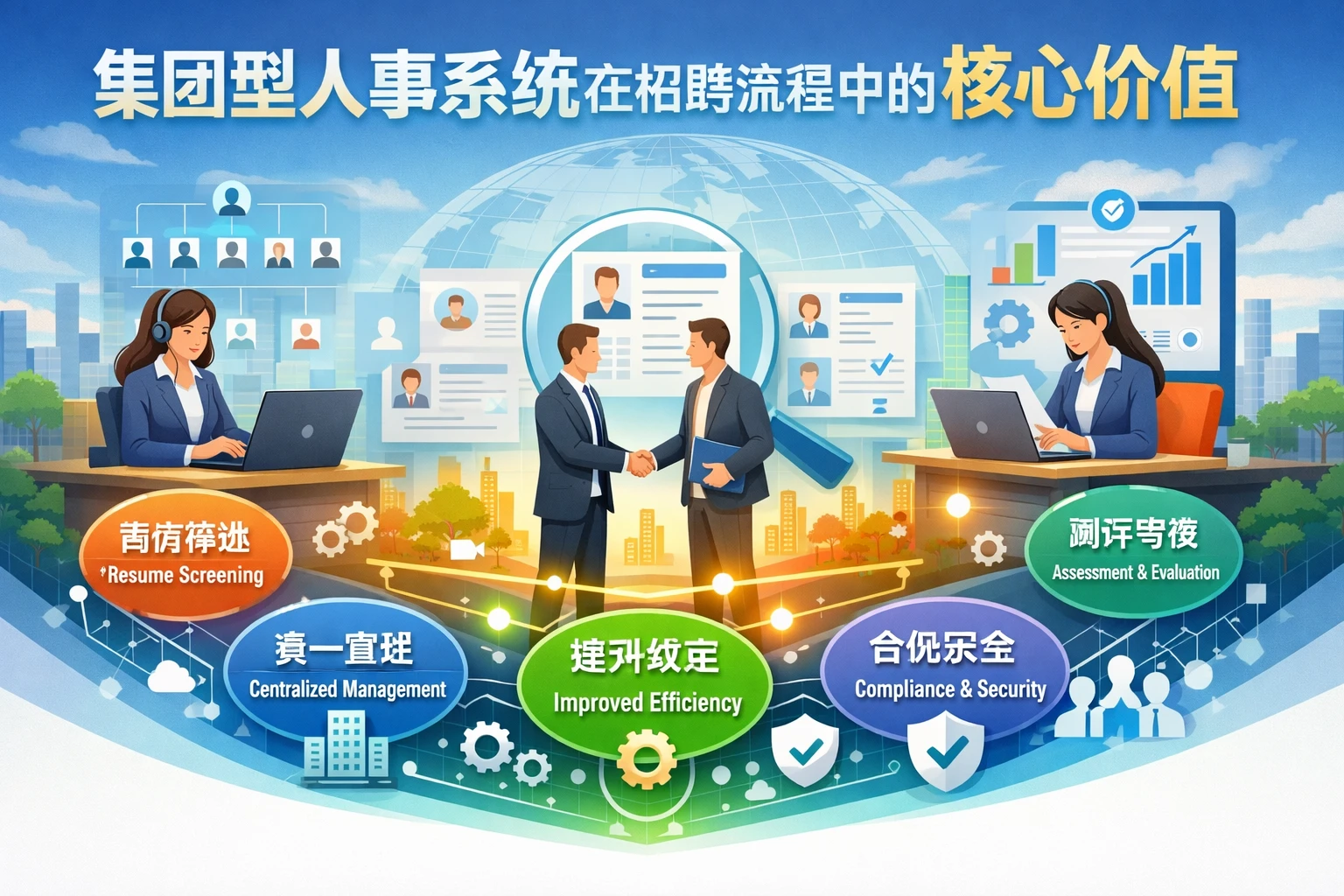 集团型人事系统在招聘流程中的核心价值
