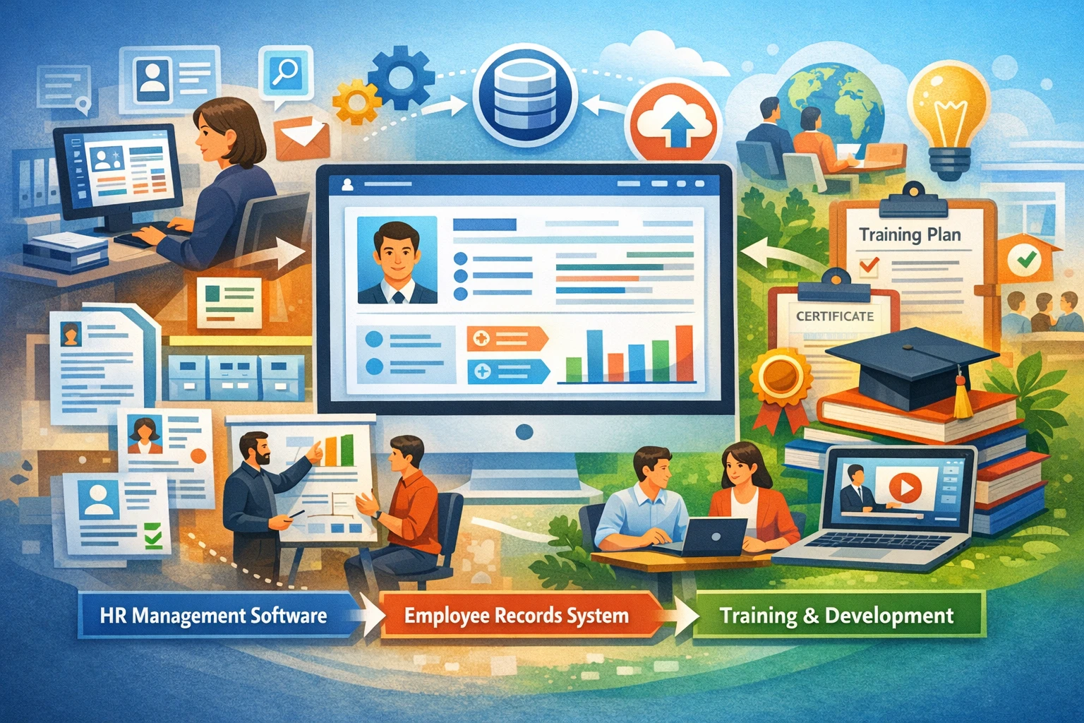 人事管理软件与员工档案系统在教育培训企业培训体系构建中的关键作用
