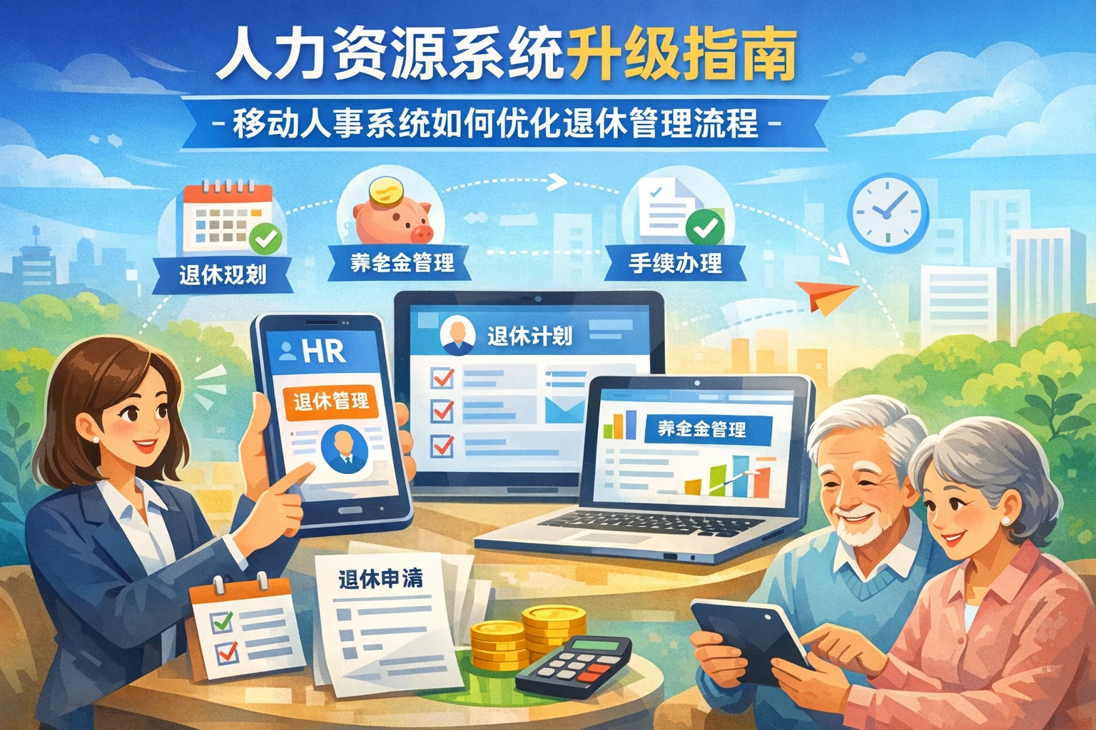 人力资源系统升级指南:移动人事系统如何优化退休管理流程
