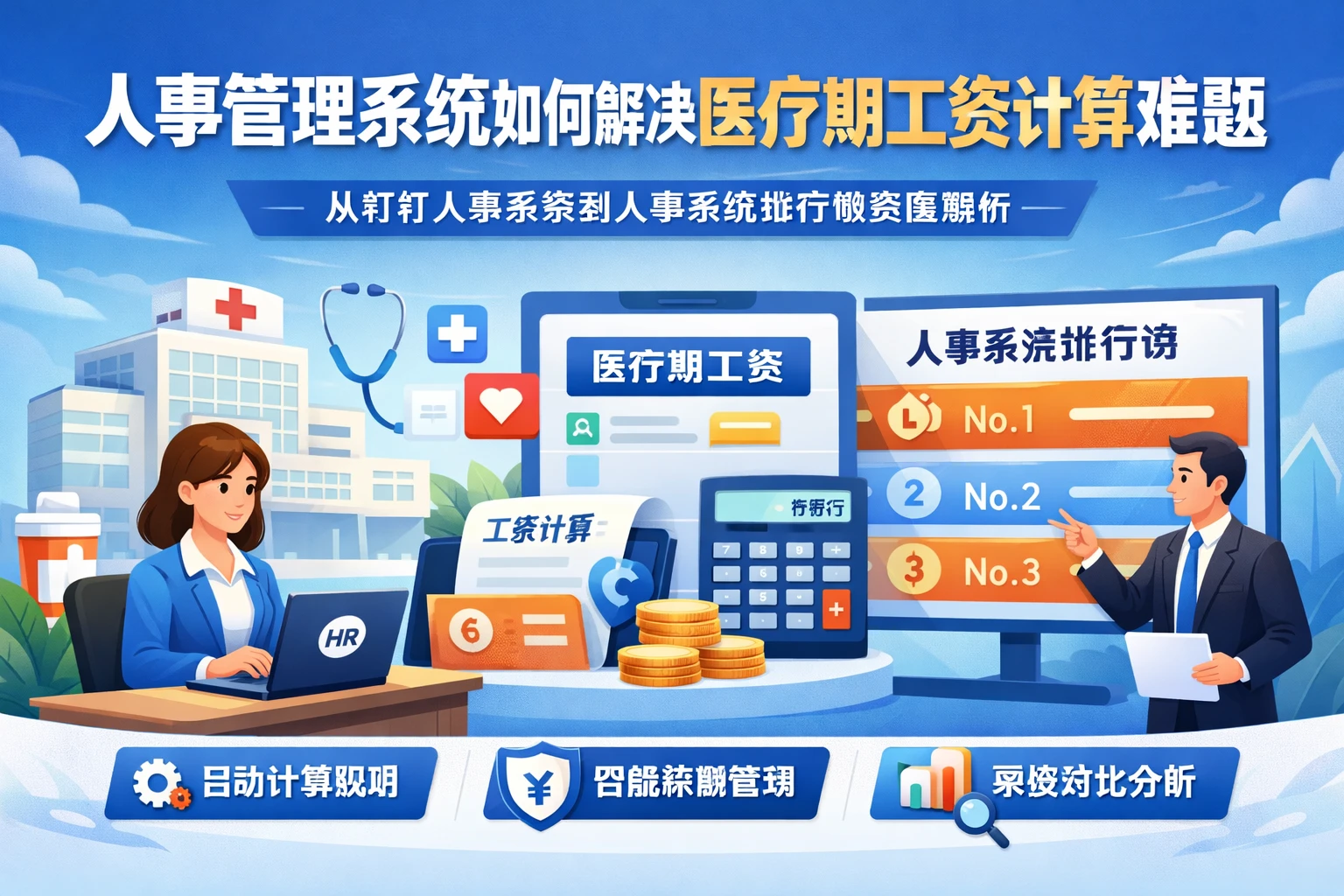人事管理系统如何解决医疗期工资计算难题——从钉钉人事系统到人事系统排行榜深度解析