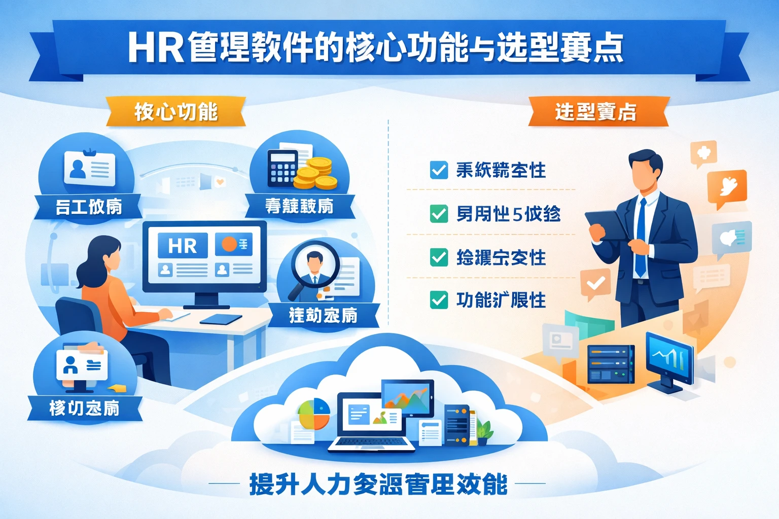 HR管理软件的核心功能与选型要点