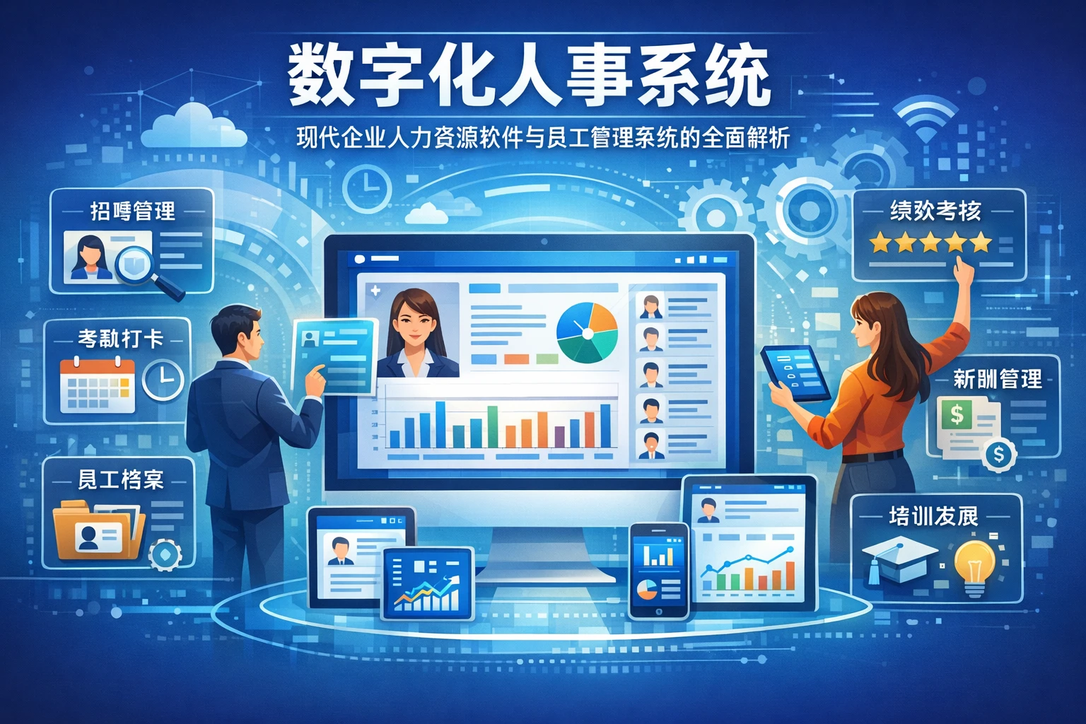 数字化人事系统:现代企业人力资源软件与员工管理系统的全面解析