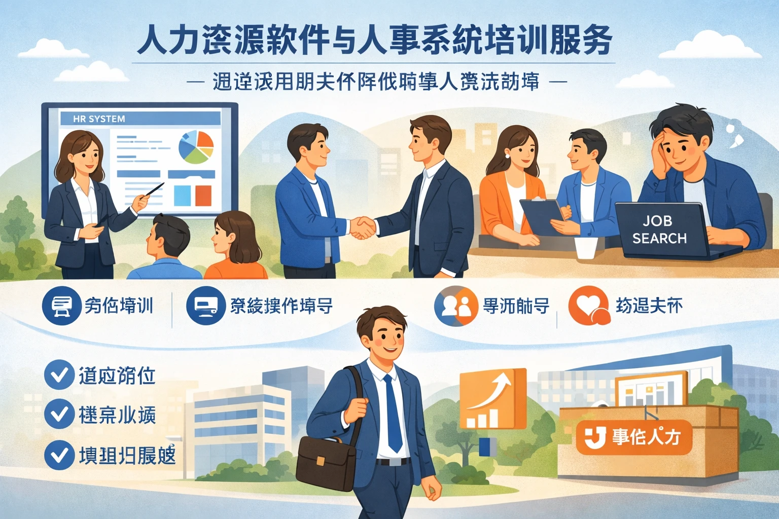 人力资源软件与人事系统培训服务：通过试用期关怀降低销售人员流动率