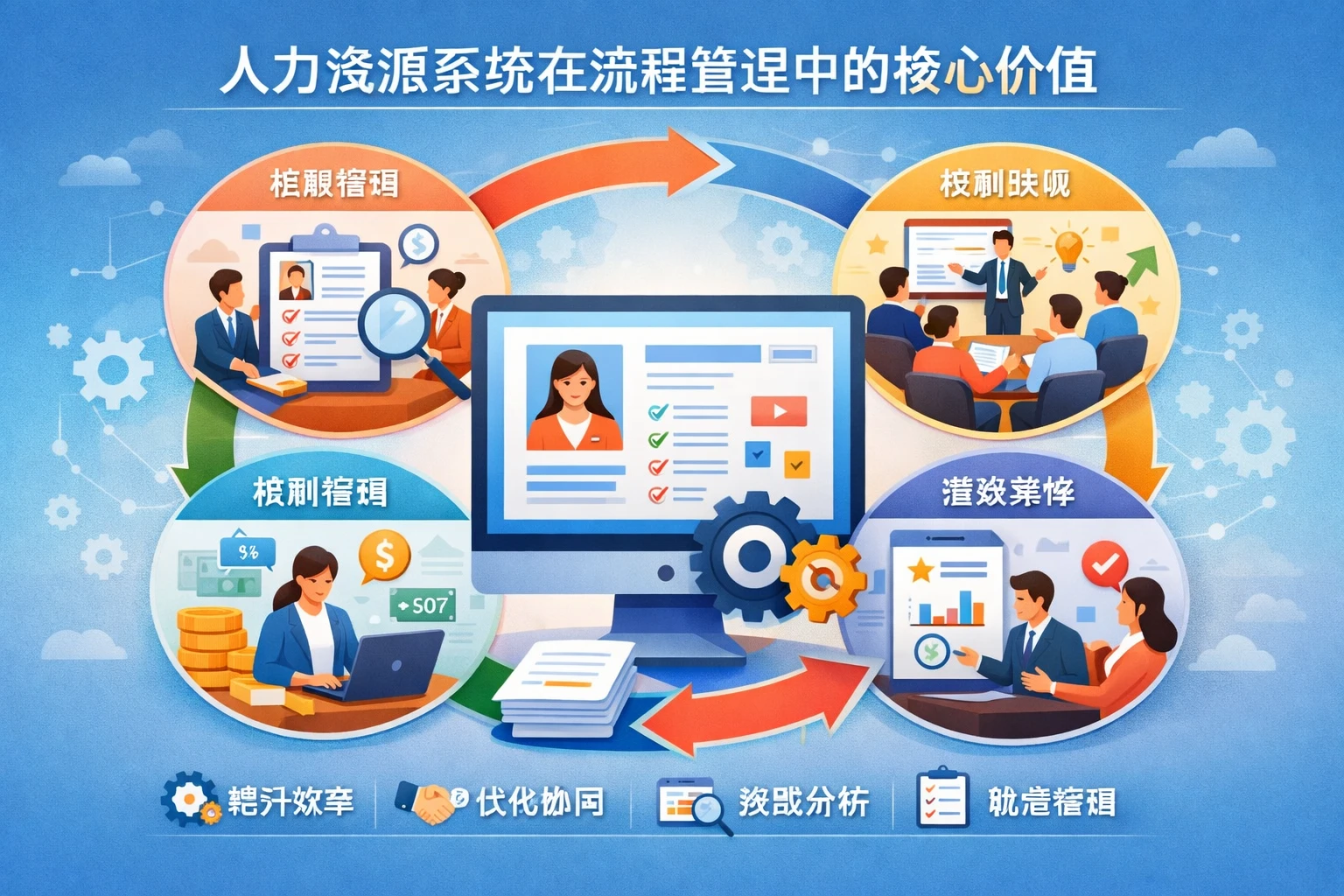 人力资源系统在流程管理中的核心价值