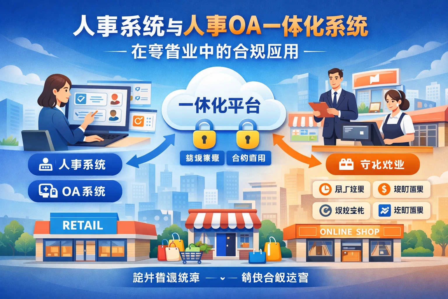 人事系统与人事OA一体化系统在零售业中的合规应用
