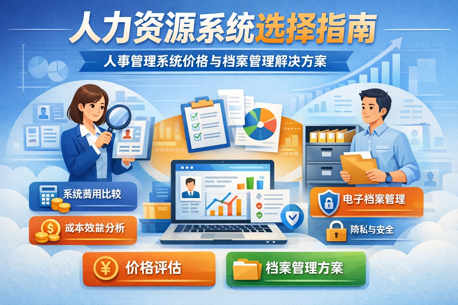 人力资源系统选择指南：人事管理系统价格与档案管理解决方案