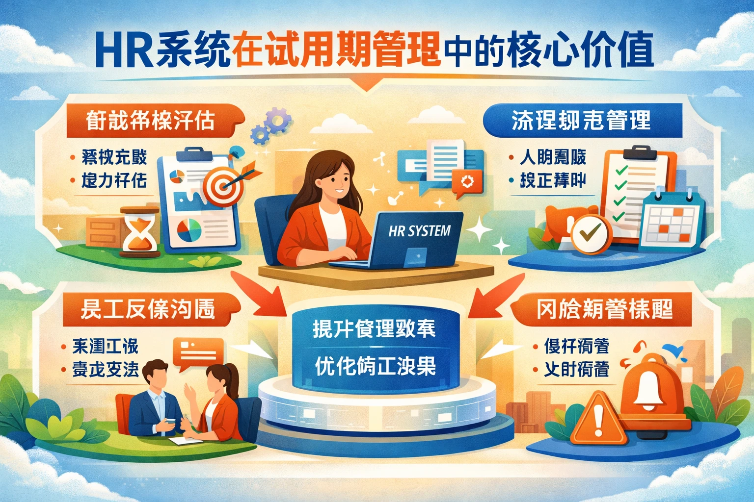 HR系统在试用期管理中的核心价值