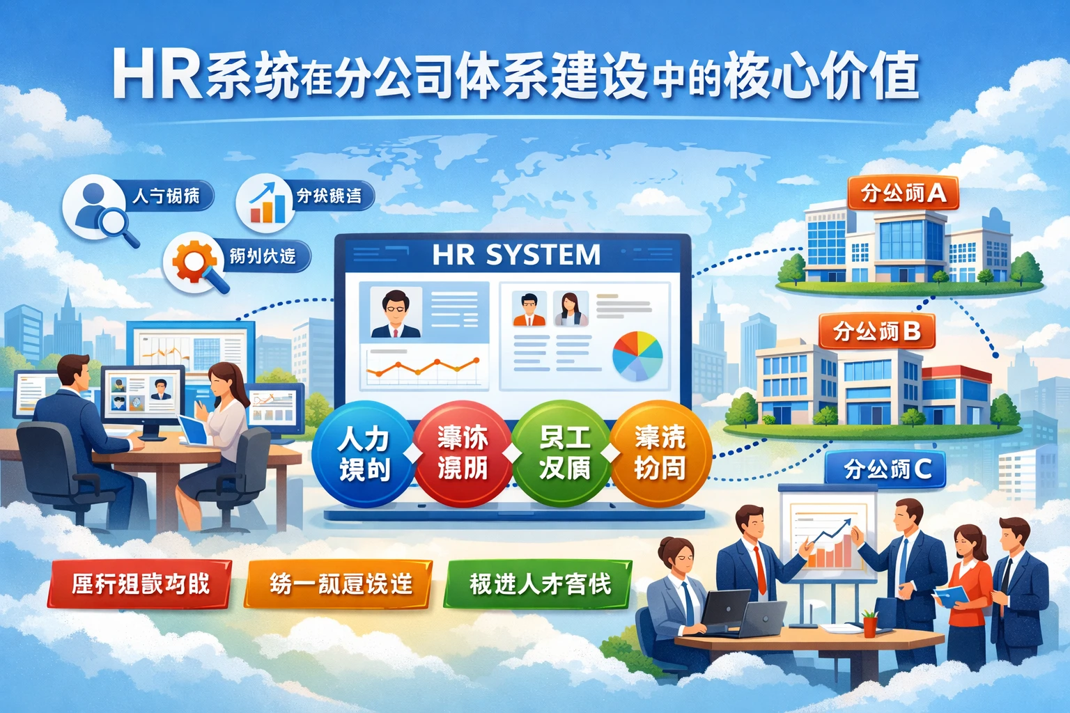 HR系统在分公司体系建设中的核心价值