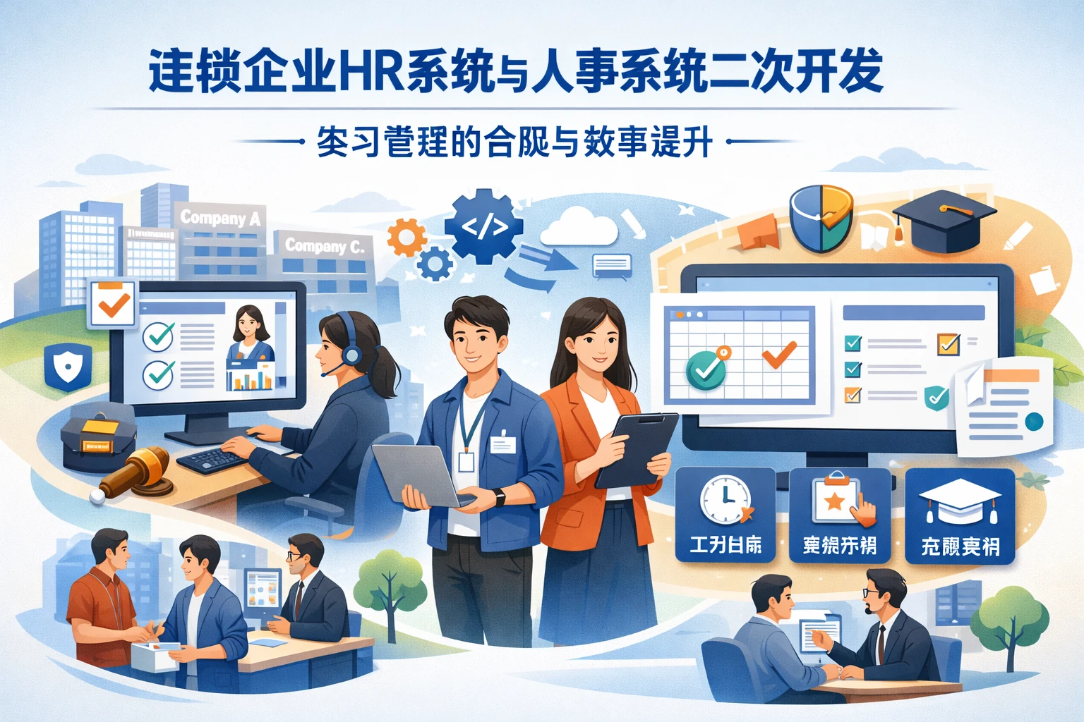 连锁企业HR系统与人事系统二次开发：实习管理的合规与效率提升